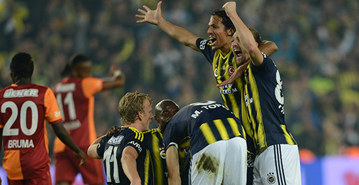 Fenerbahçe, Galatasaray'ı 2-0 Yendi