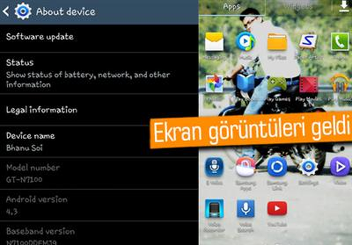 Galaxy Note Iı İçin Android 4.3 Güncellemesi Hazır