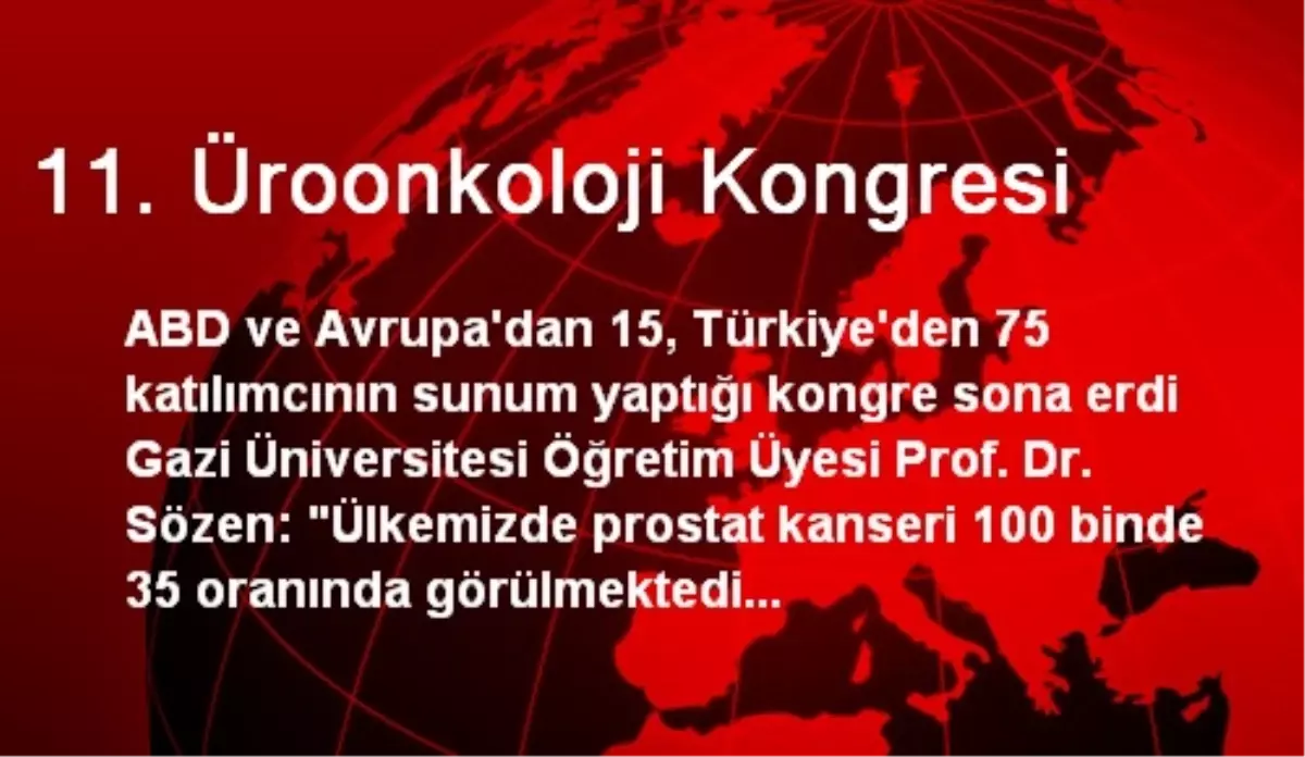 11. Üroonkoloji Kongresi