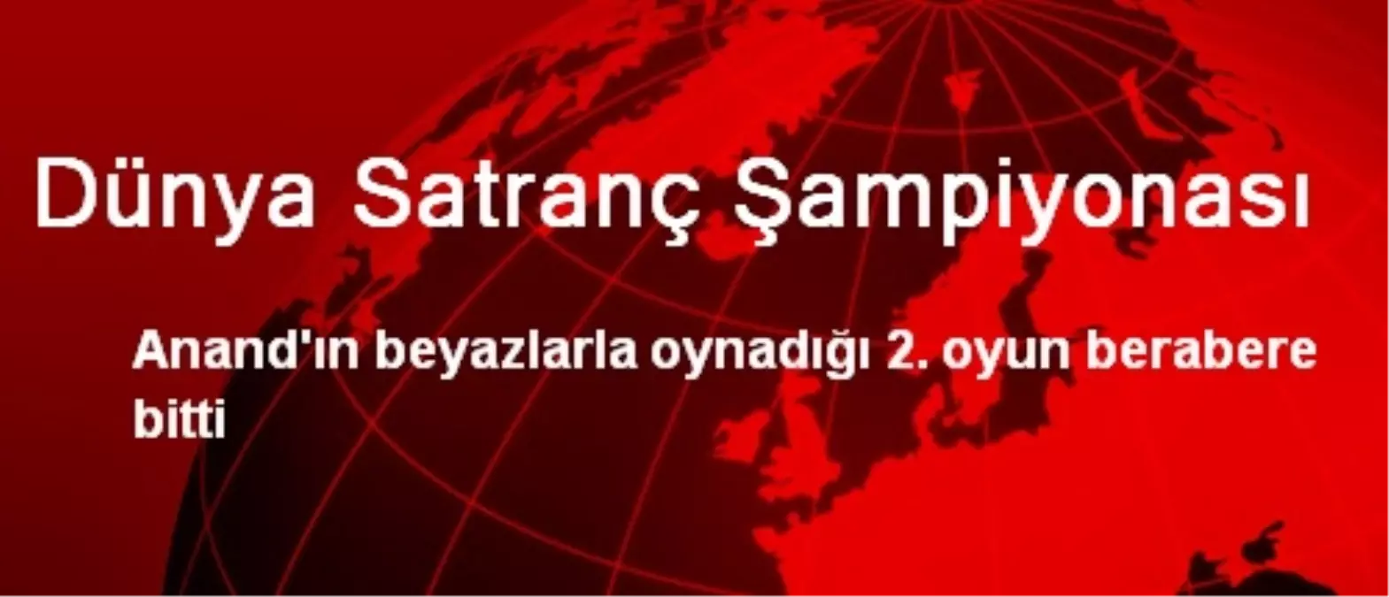 Dünya Satranç Şampiyonası