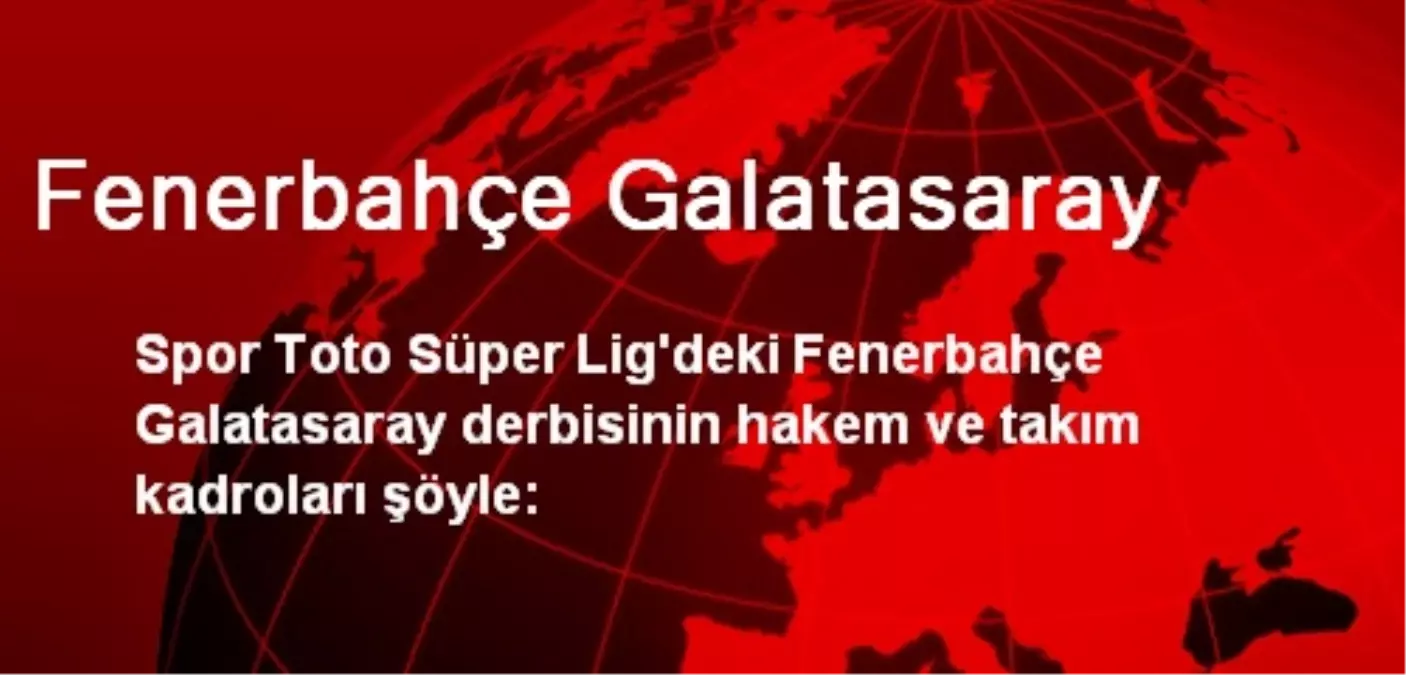 Fenerbahçe Galatasaray