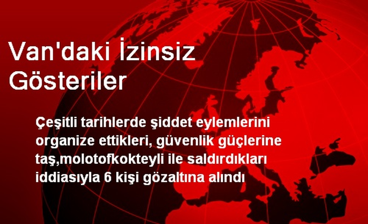 Van\'daki İzinsiz Gösteriler