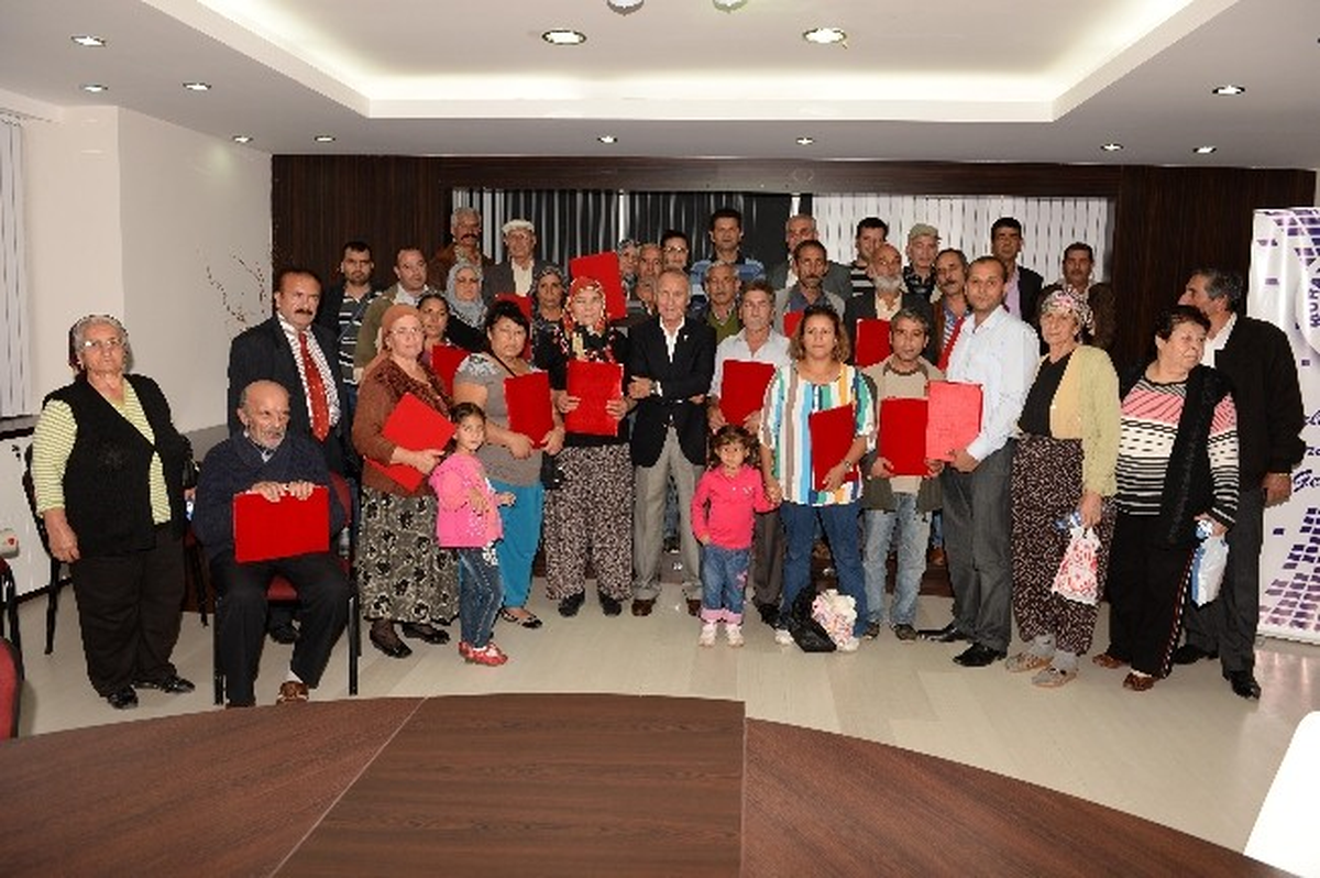 40 Hak Sahibi Tapusuna Kavuştu