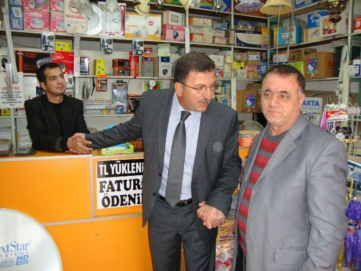 Aydoğan, Tecde Esnafını Ziyaret Etti