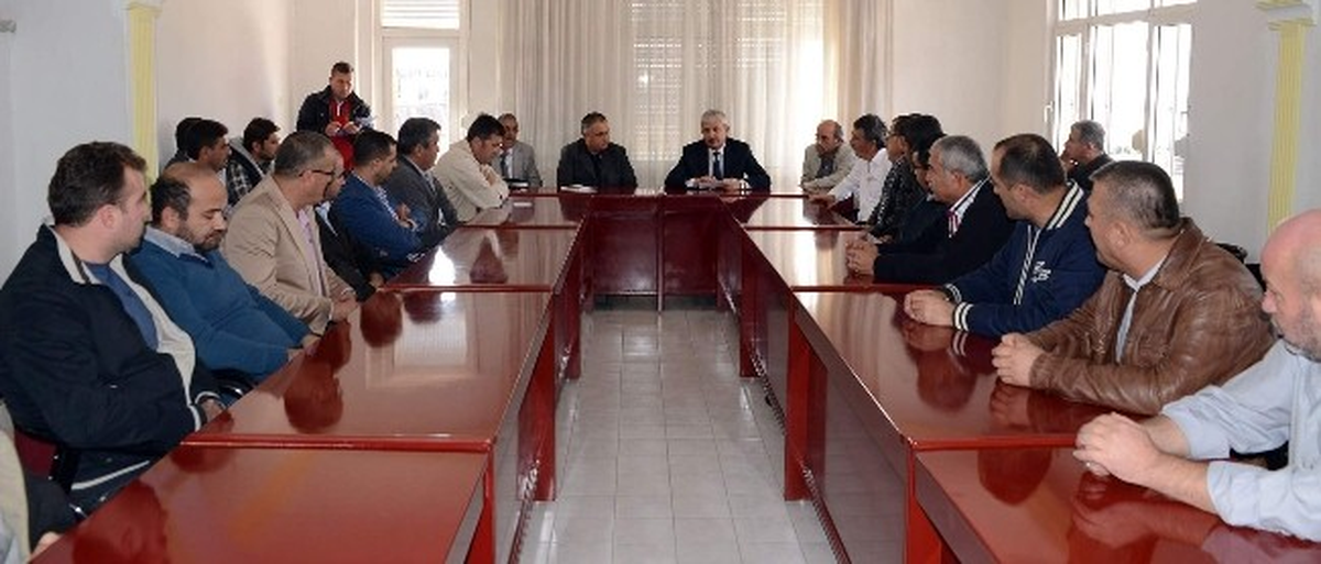 Başkan Çetinkaya, Komisyoncularla Bir Araya Geldi
