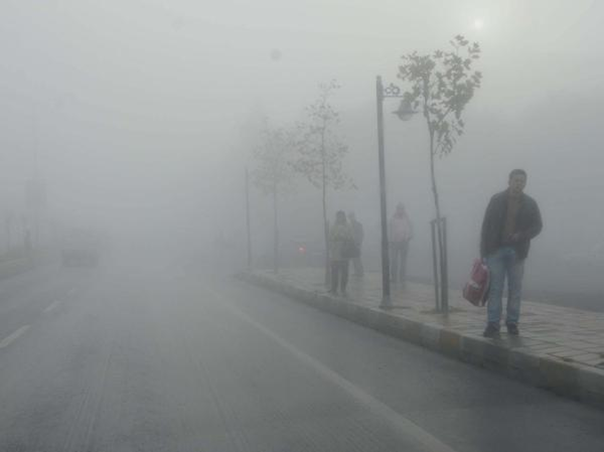 Çorlu\'da Sis Etkili Oldu