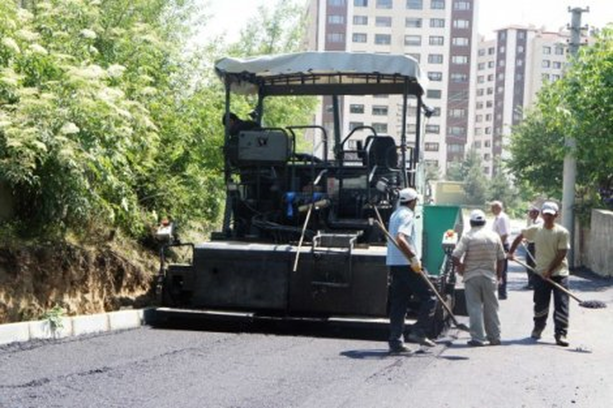 Doğanyurt\'ta Asfalt Çalışmaları