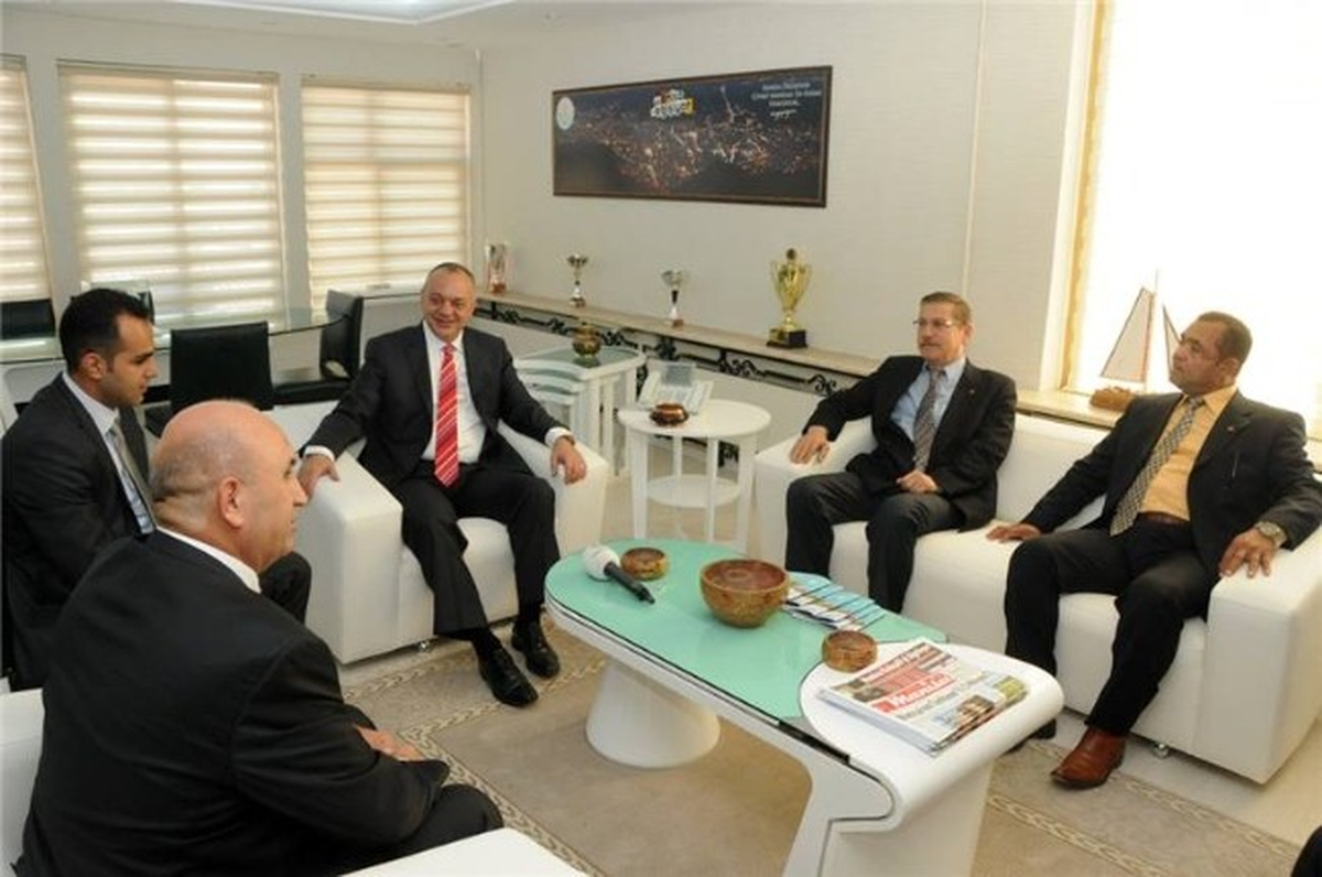 Erdem\'den Başkan Ergün\'e Ziyaret