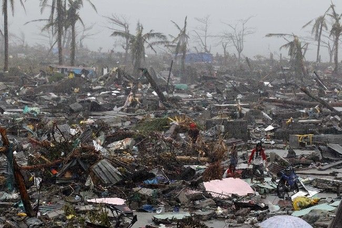 Filipinler\'deki Haiyan Tayfunu