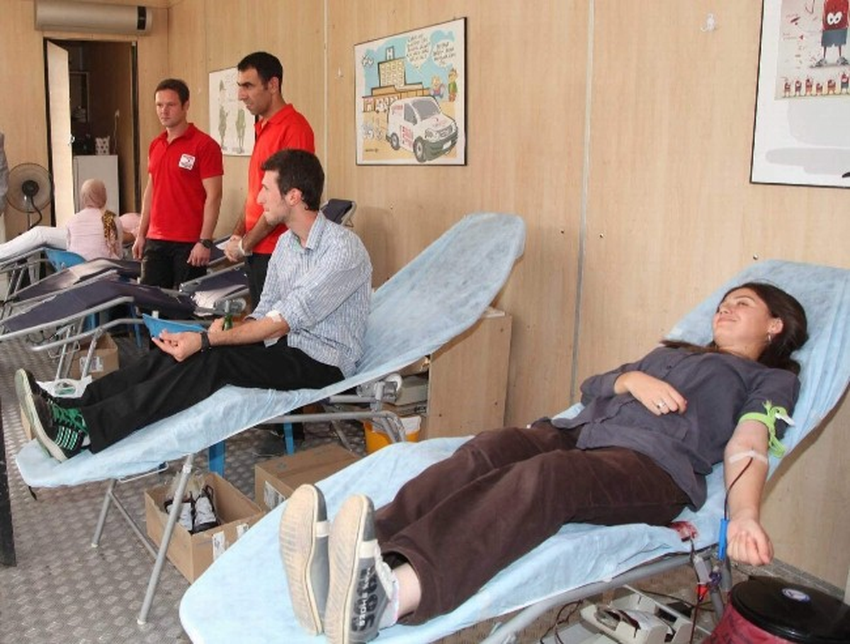 GAÜN\'de Kan Bağışına Büyük Destek