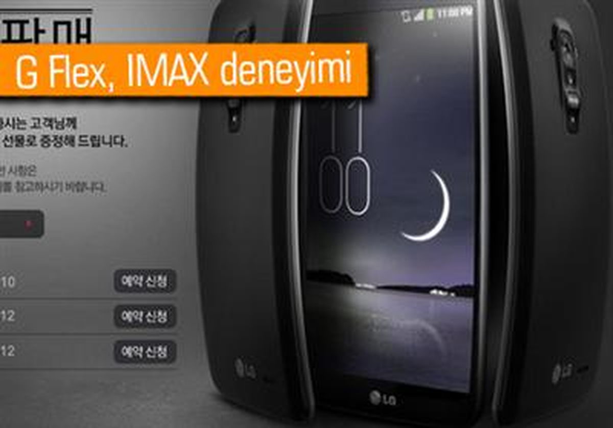 Lg G Flex, Imax\'e Benziyor!