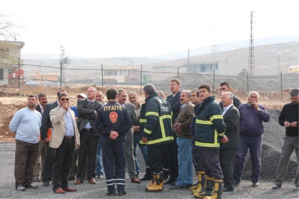 Maaş Alamayan İşçiler Protesto İçin Siloya Çıktı (2)