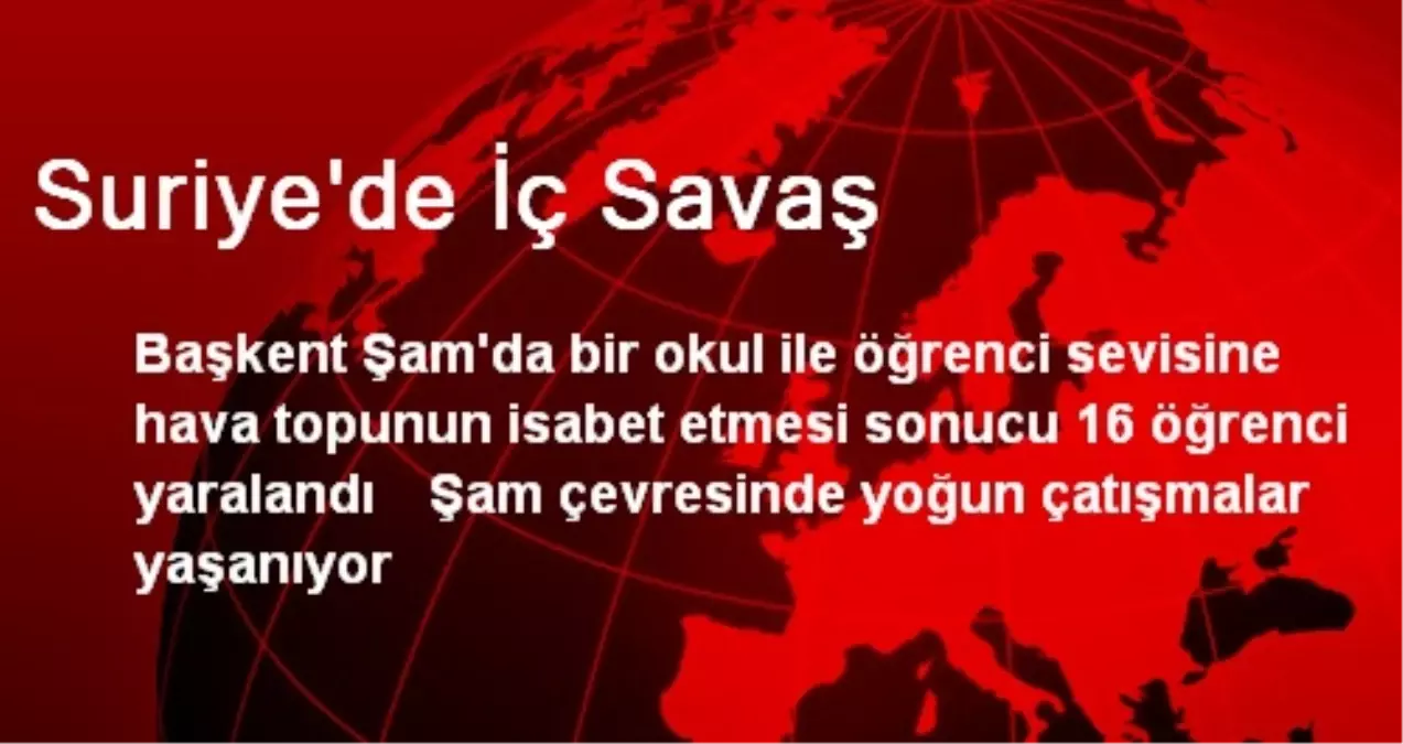 Suriye\'de İç Savaş