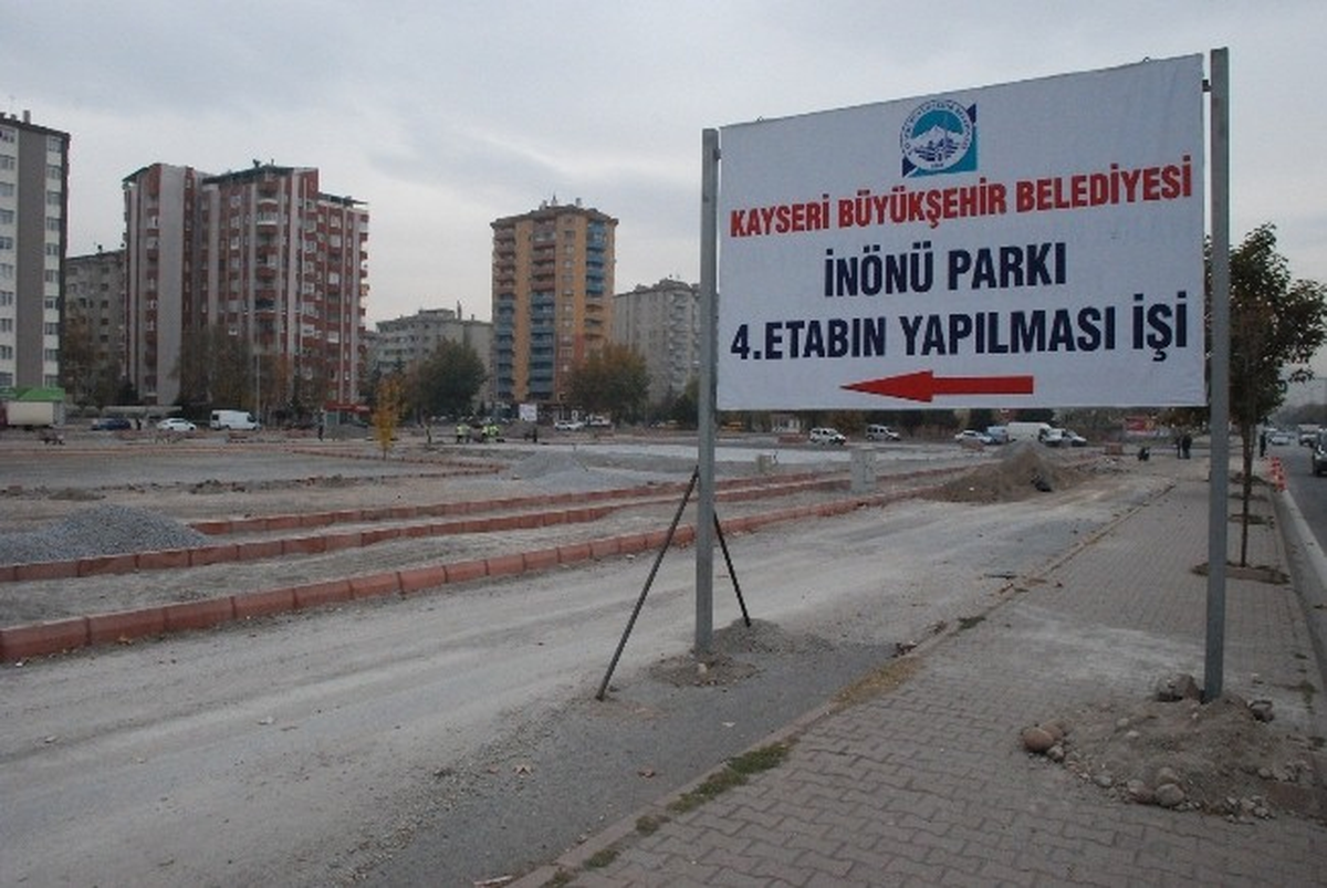 Parksal Dönüşüm İnönü ile Sürüyor