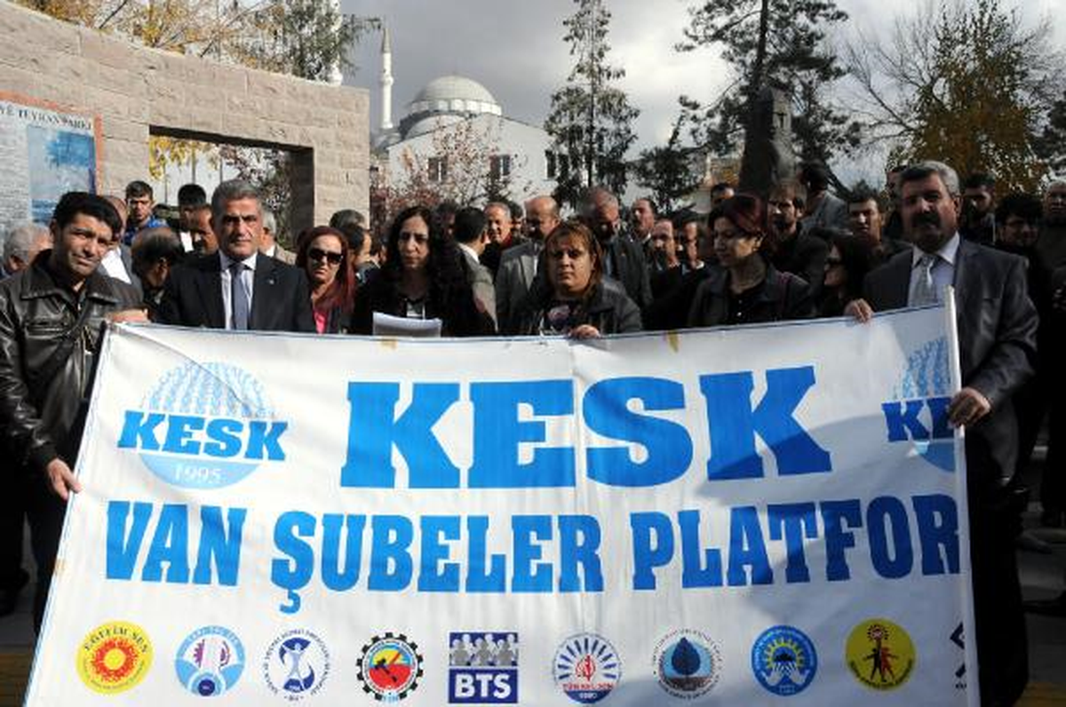 Van\'da Kesk Üyelerinden Başbakana Protesto