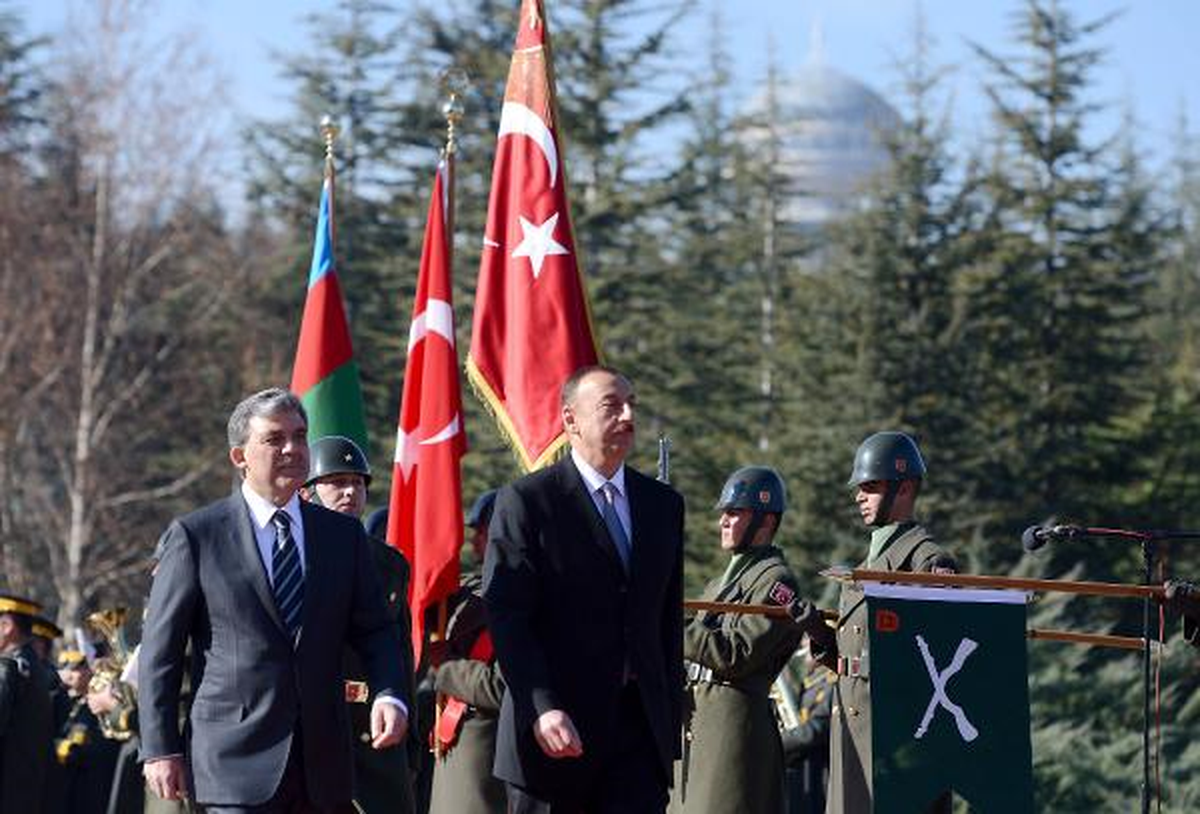 Azerbaycan Cumhurbaşkanı Aliyev Çankaya Köşkü\'nde