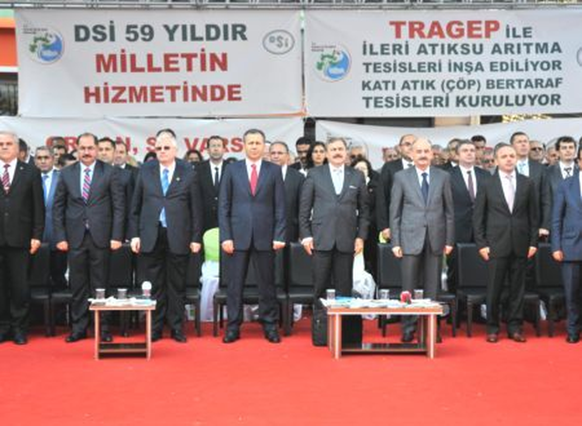 Bakanlar Arıtma Tesisi Temelini Attı