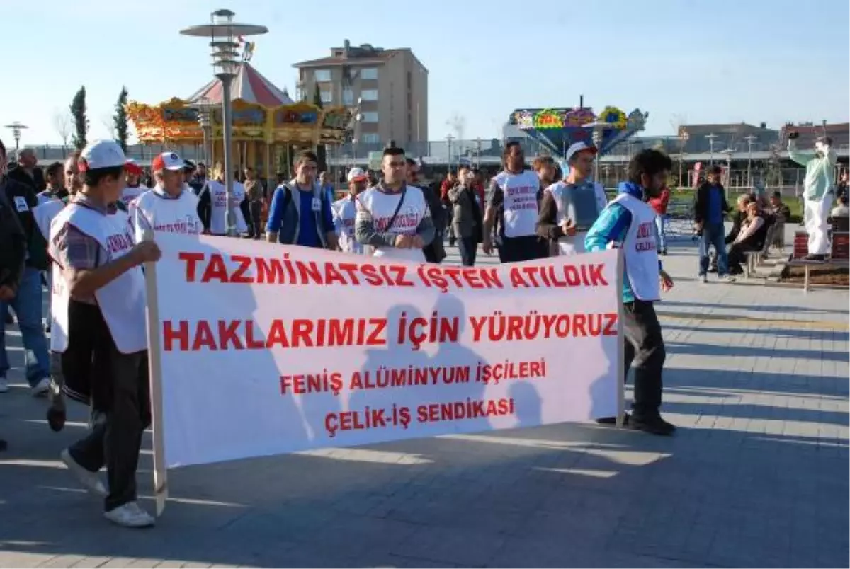 Feniş İşçilerinin Protesto Yürüyüşü