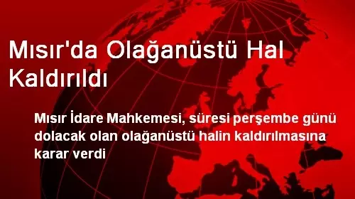 misir da olaganustu hal kaldirildi