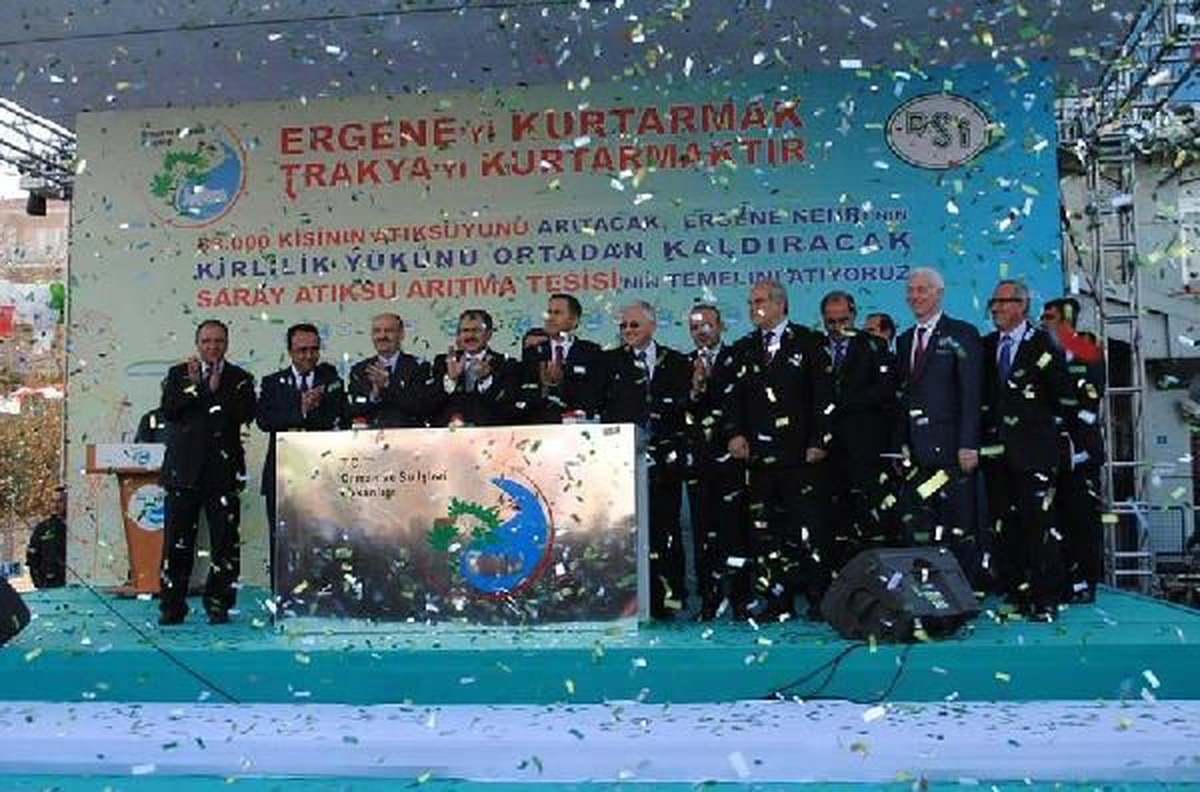 Pınarhisar Atıksu Arıtma Tesisinin Temel Atma Töreni Yapıldı