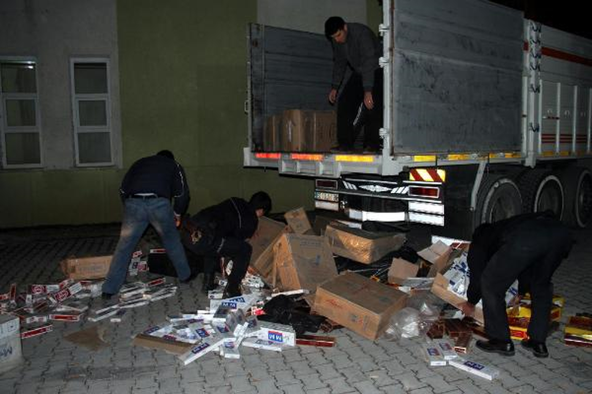 Van\'da Kaçak Sigara Operasyonu