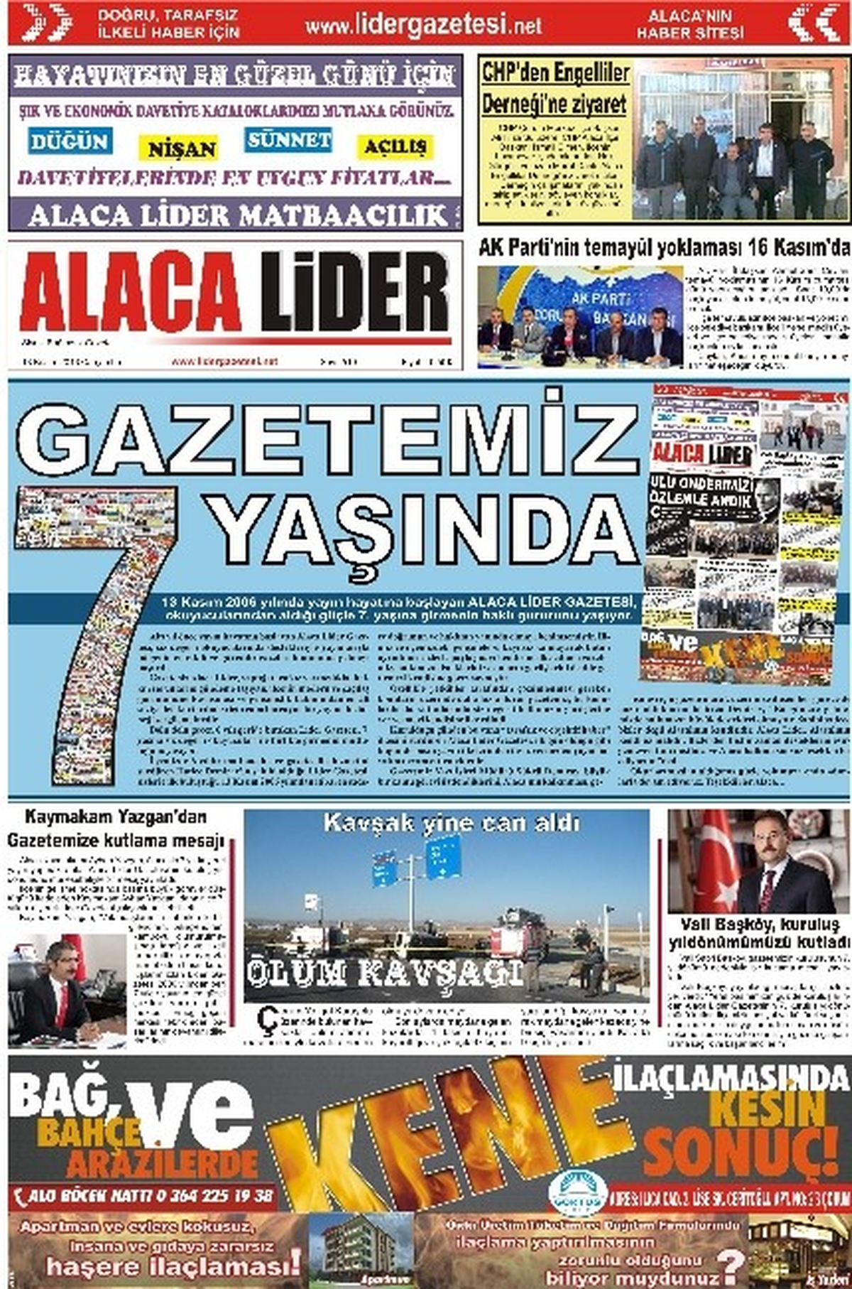 Alaca Lider 7. Yaşında