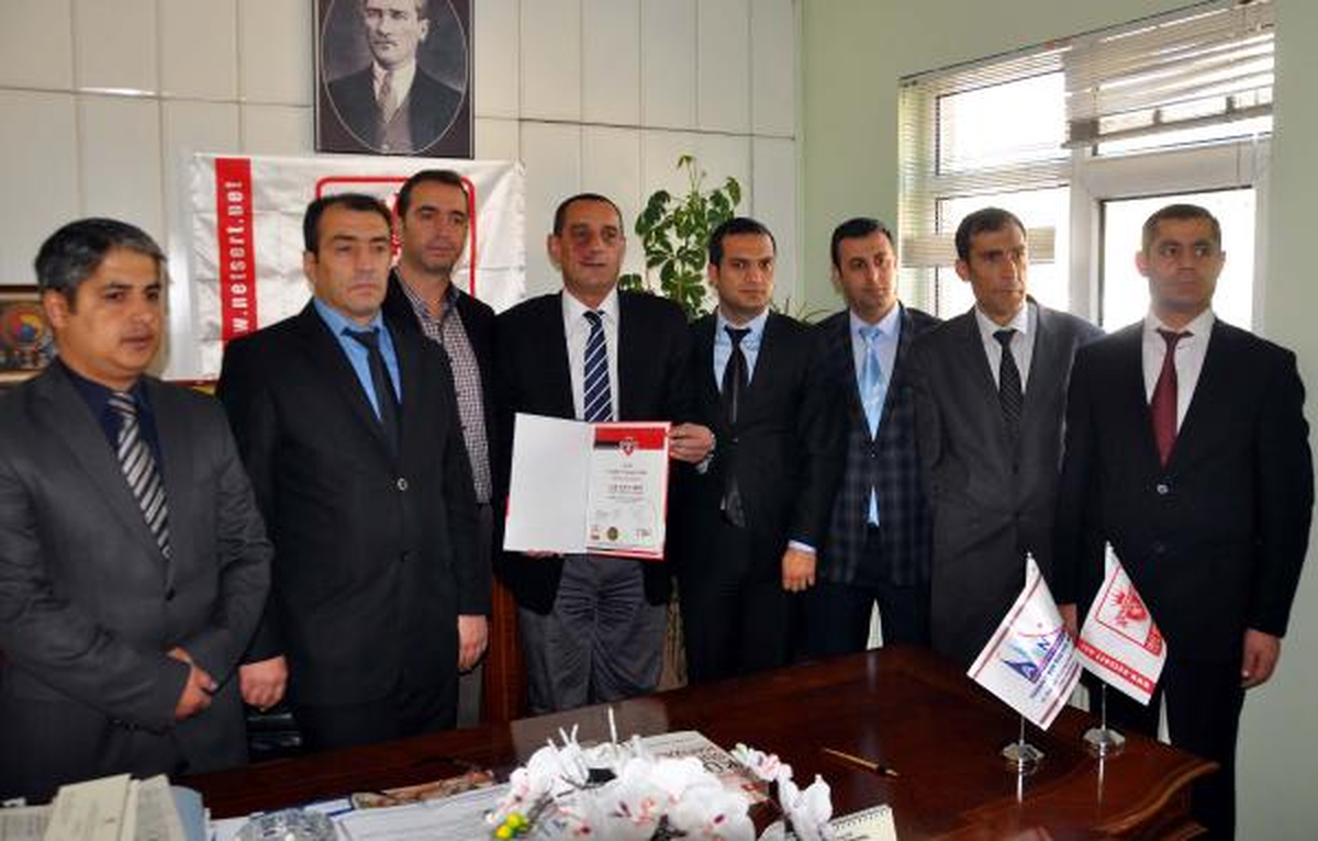 Bitlis Tso\'ya Iso 9001 Kalite Belgesi Verildi