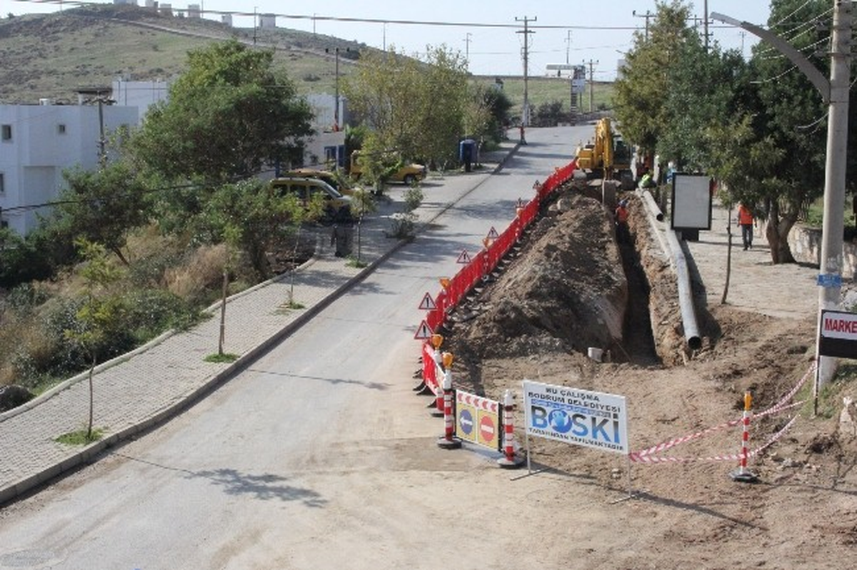 Boski, İnsan Sağlığına Zararlı Asbest Boruları Değiştirmeye Devam Ediyor