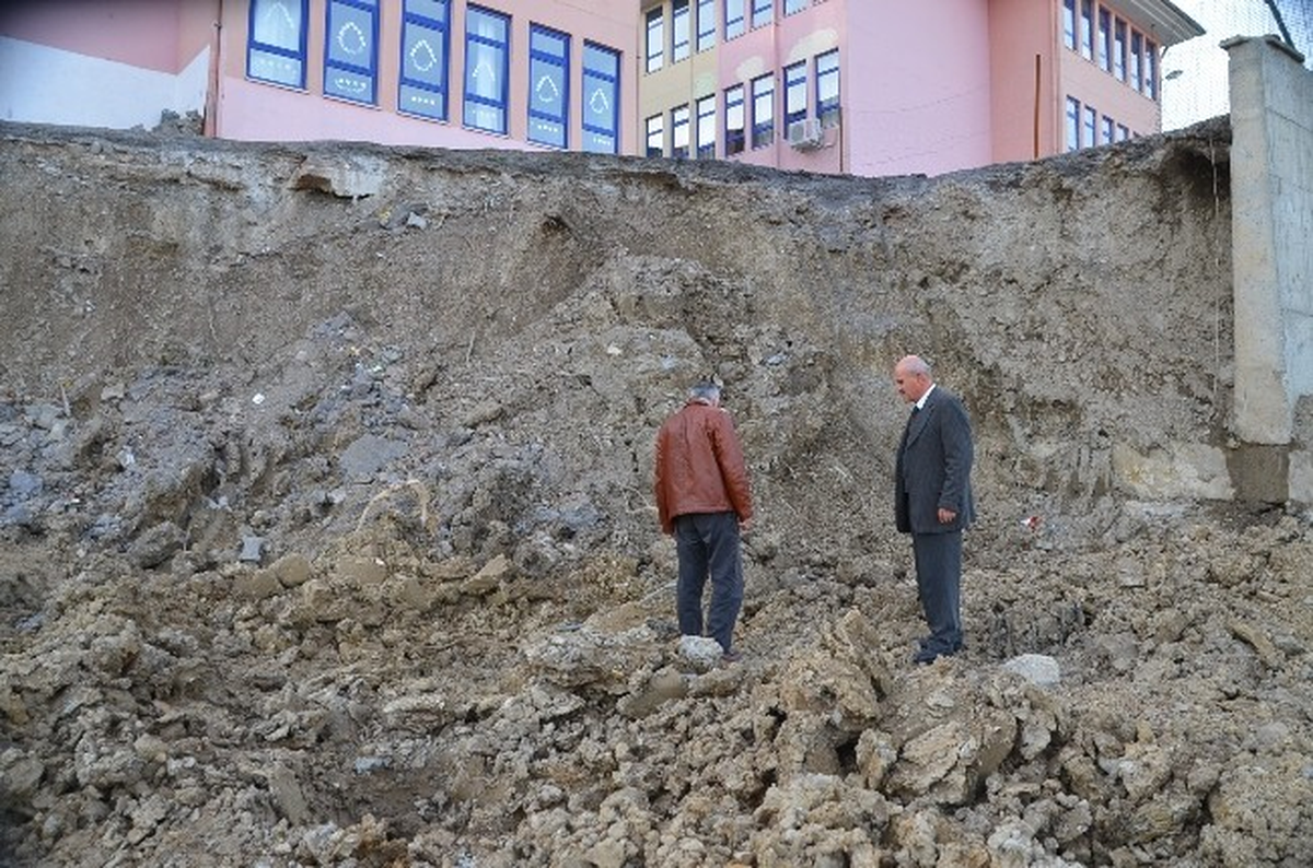 Karabük İl Özel İdare Genel Sekreteri Okul İnşasını İnceledi