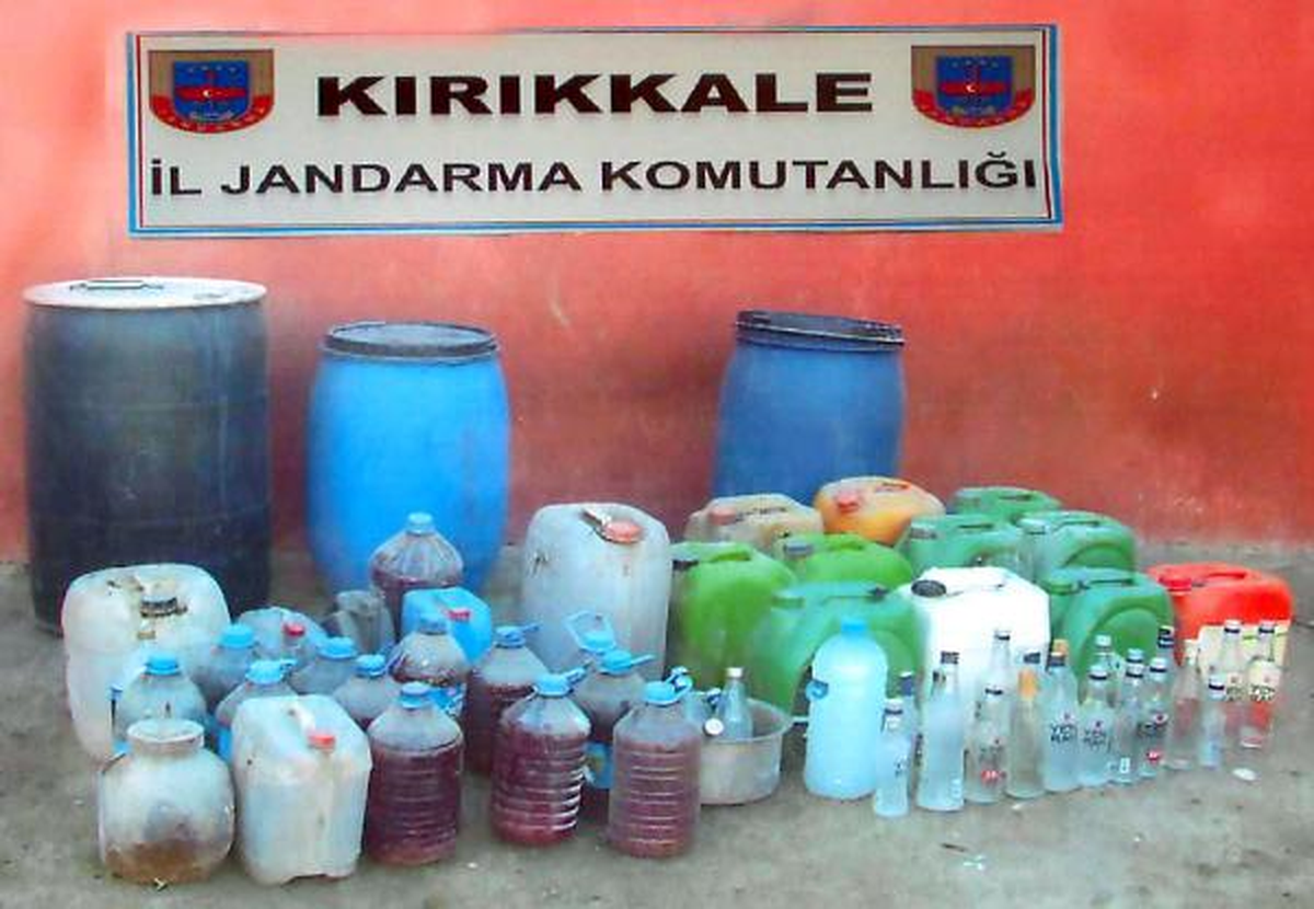 Kırıkkale\'de Sahte İçki Operasyonu
