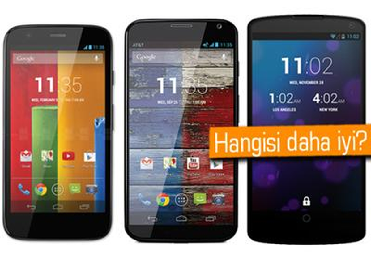 Moto G, Moto X ve Nexus 5 İle Yarışıyor