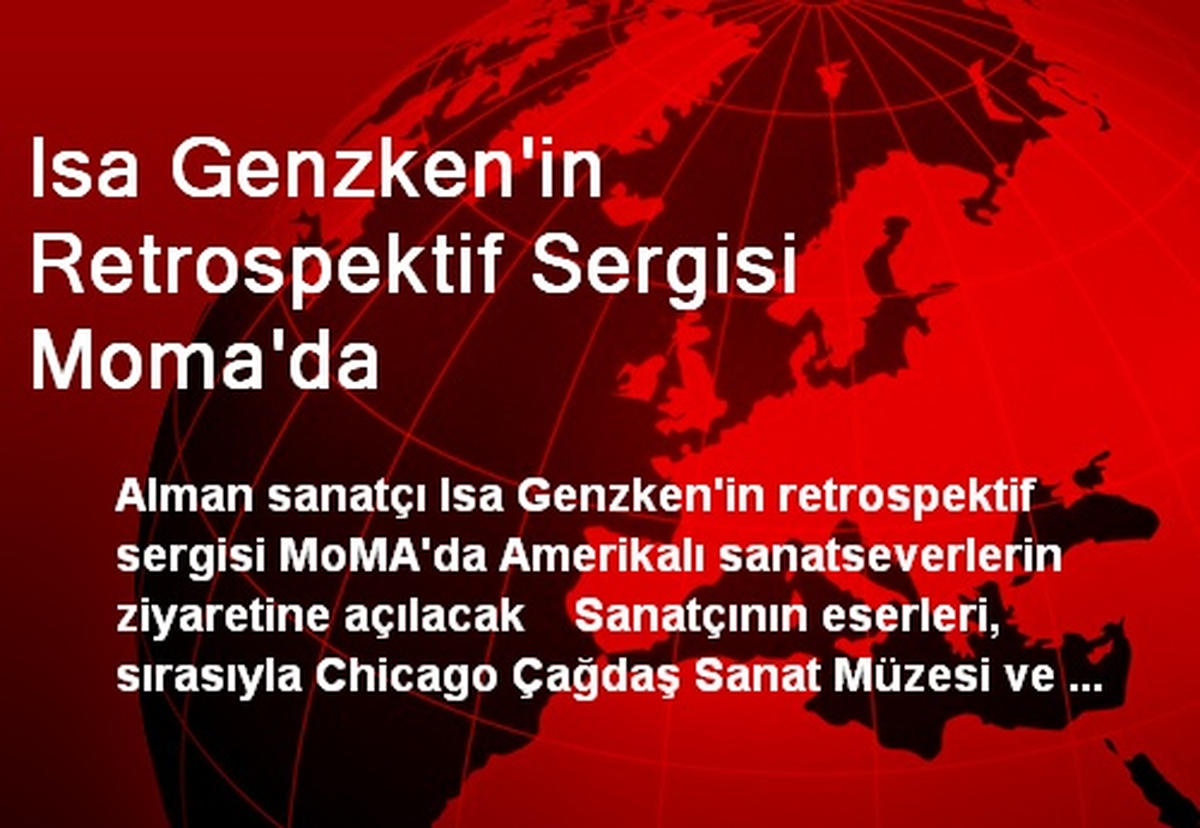 Isa Genzken\'in Retrospektif Sergisi MoMA\'da Sergilenecek