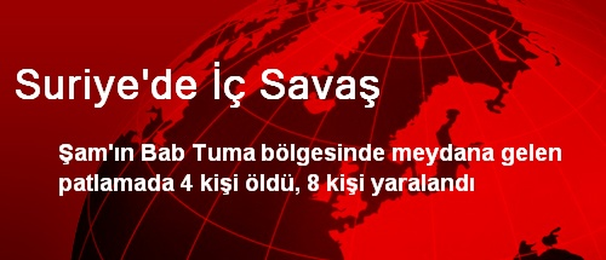 Suriye\'de İç Savaş