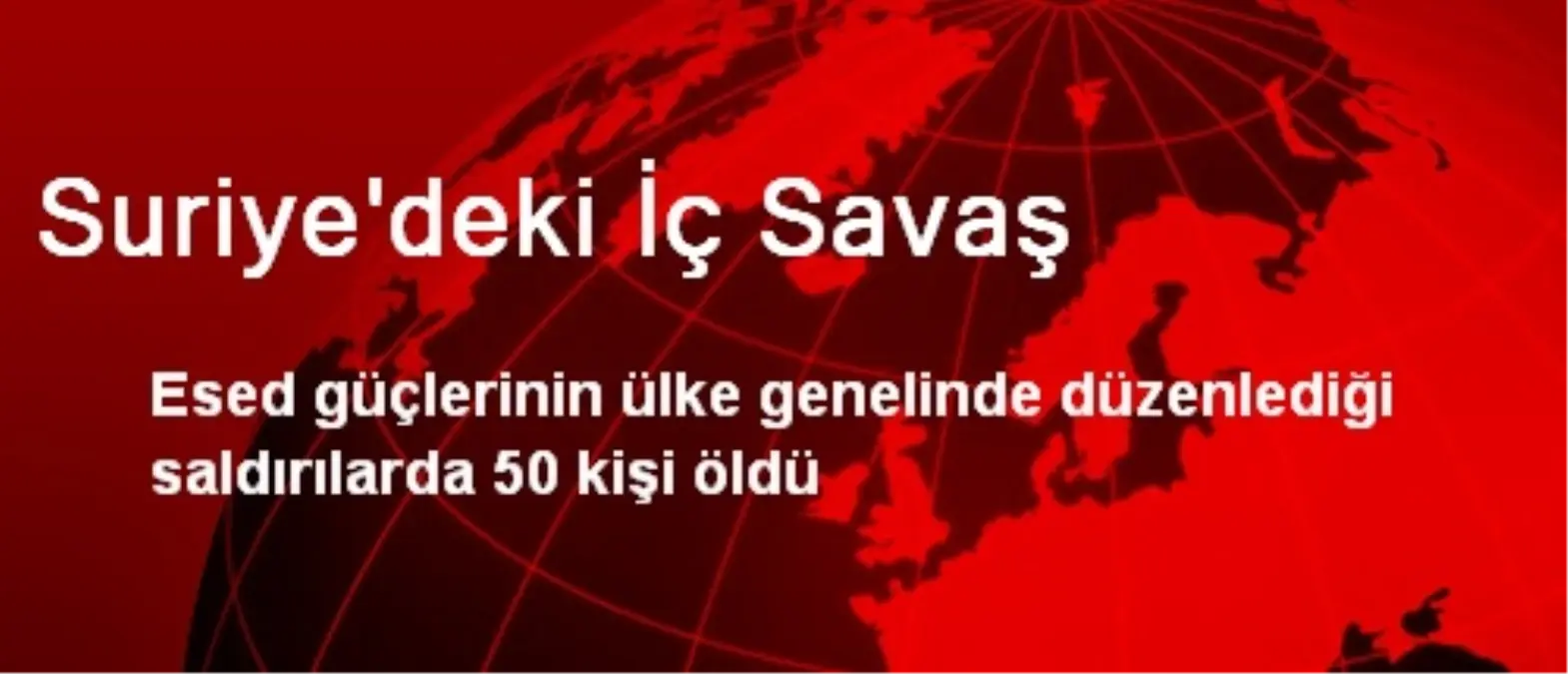 Suriye\'deki İç Savaş