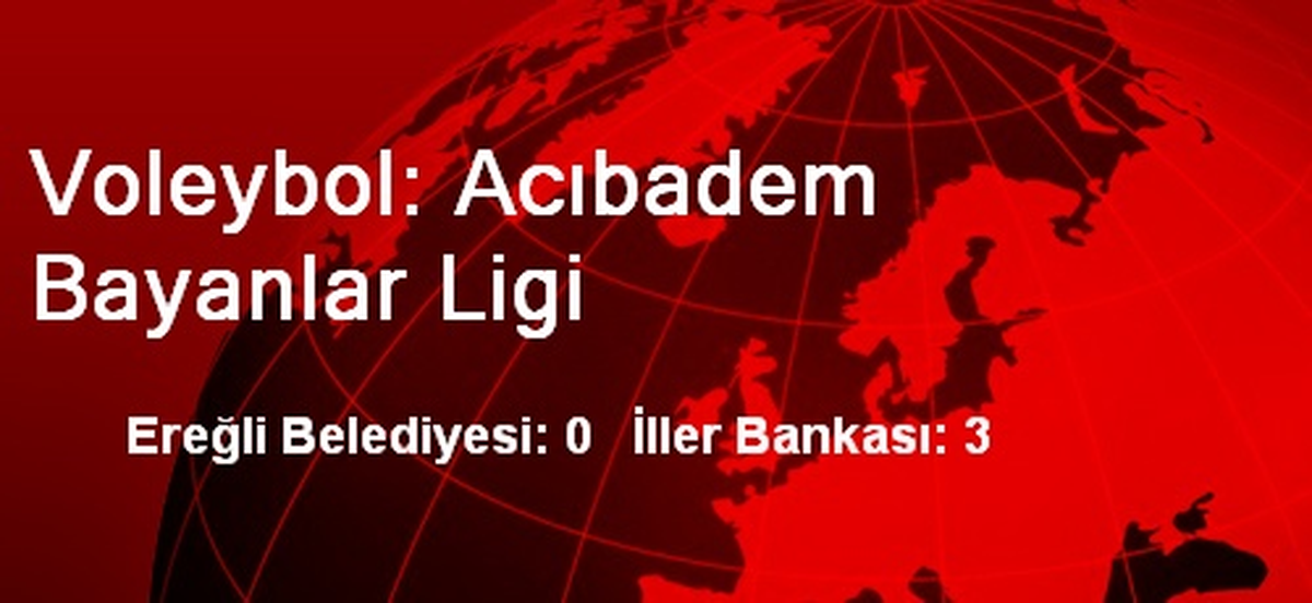 Ereğli Belediyesi: 0 İller Bankası: 3