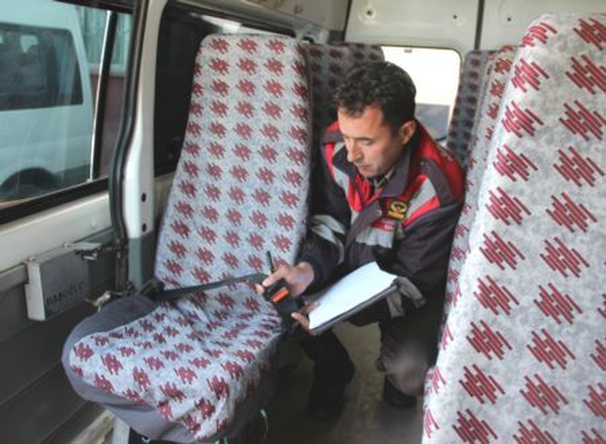 Suşehri\'de Okul Servisleri Denetlendi