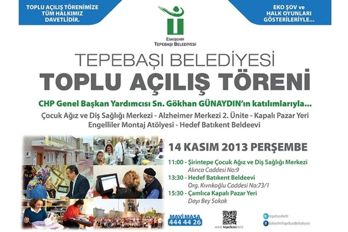 Tepebaşı\'nda Açılış Şöleni