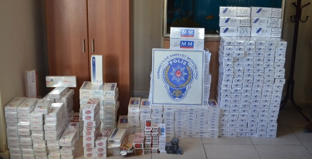 Torbalı\'da Kaçak Sigara Operasyonu