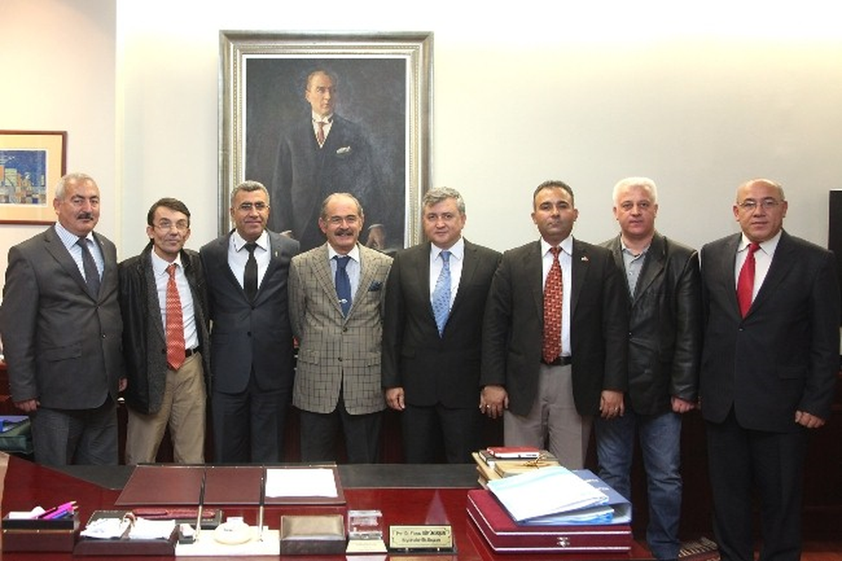 Tüm Yerel Sen\'dan Başkan Büyükerşen\'e Ziyaret