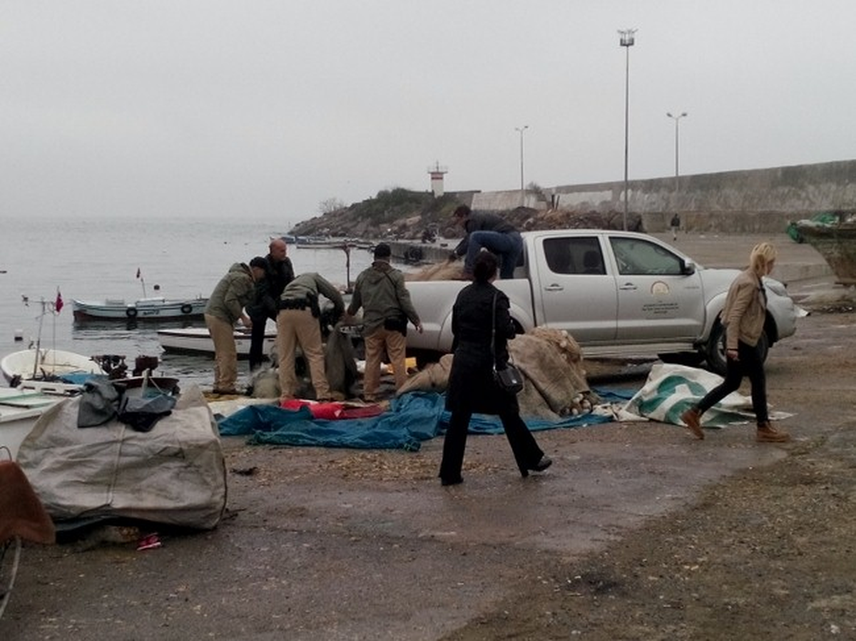 Akçakoca Balıkçı Barınağında Hayalet Ağ Operasyonu