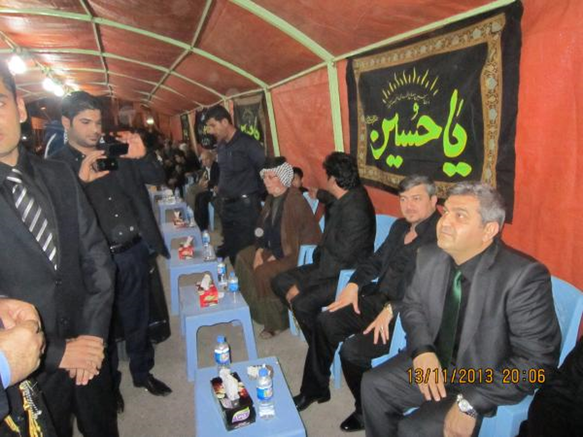Bağdat Büyükelçisi Kaymakcı Aşure Gecesi Matemine Katıldı