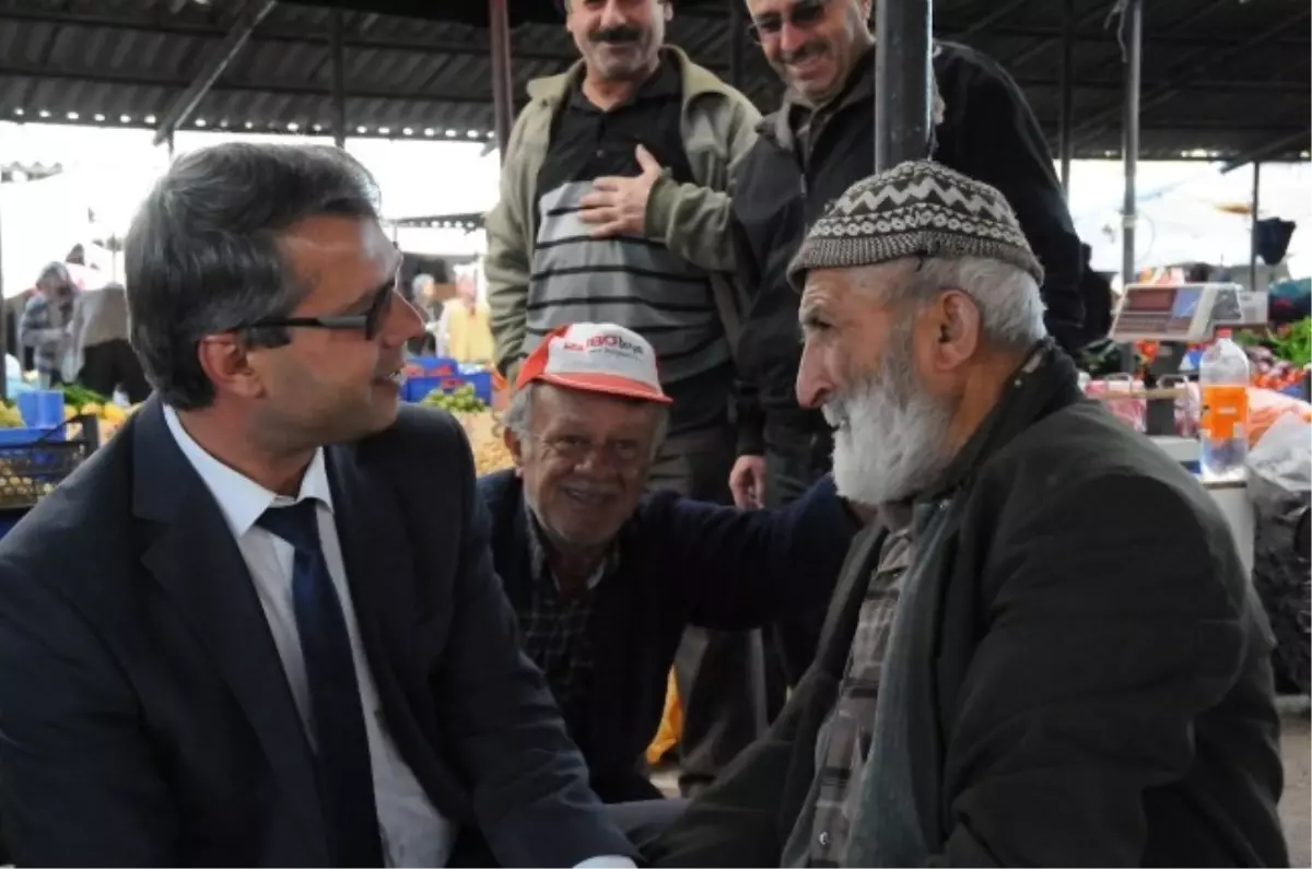 Başkan Ayaz Pazarcı Esnafını Ziyaret Etti