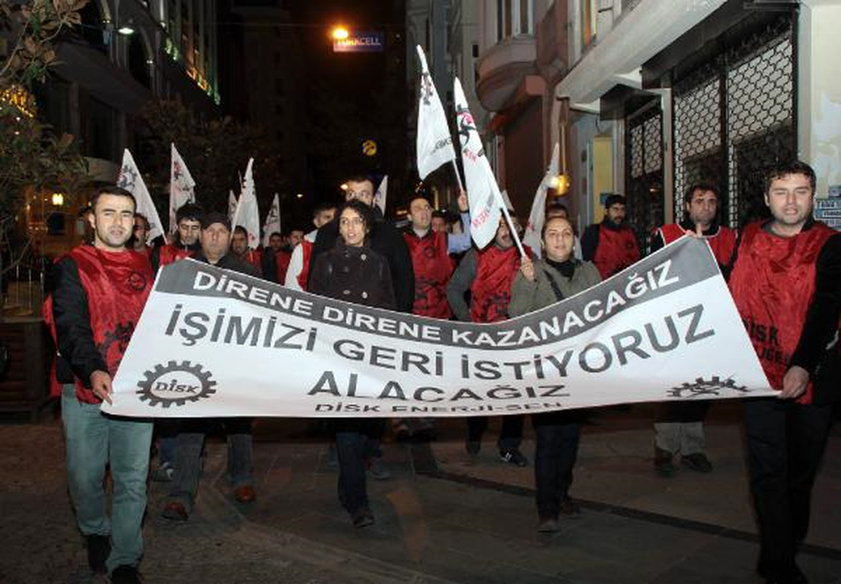 Bedaş Önünde Eylem