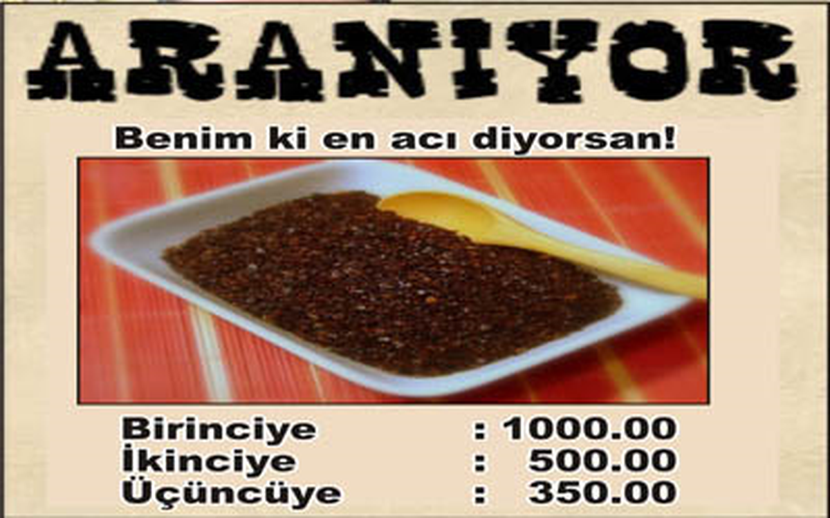 En Acı İsot Aranıyor!