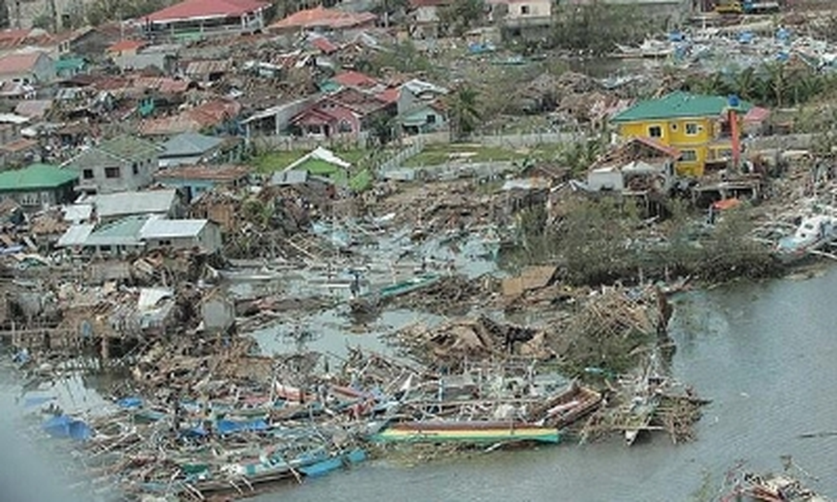 Filipinler\'deki Haiyan Tayfunu