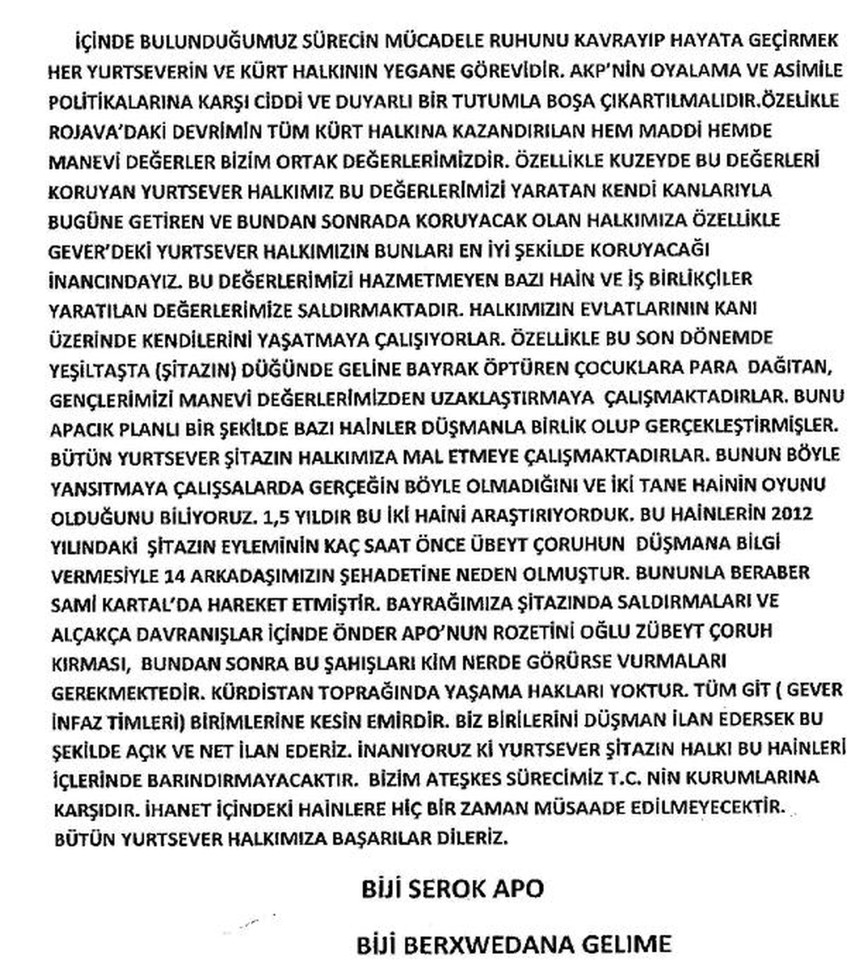 Şemdinli'de Türk Bayrağı Alan Çiftler Tehdit Edildi