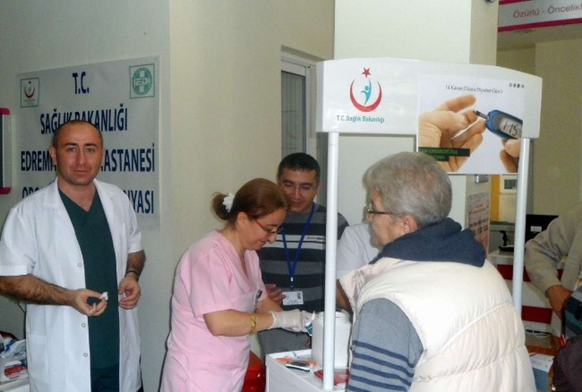 Hastanede Diyabet Standına Büyük İlgi