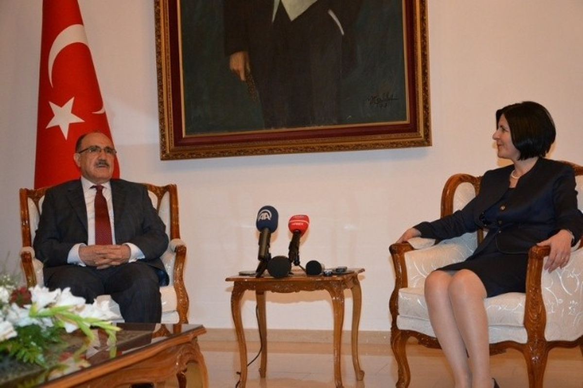 KKTC Meclis Başkanı Siber, Tc Başbakan Yardımcısı Atalay\'ı Kabul Etti