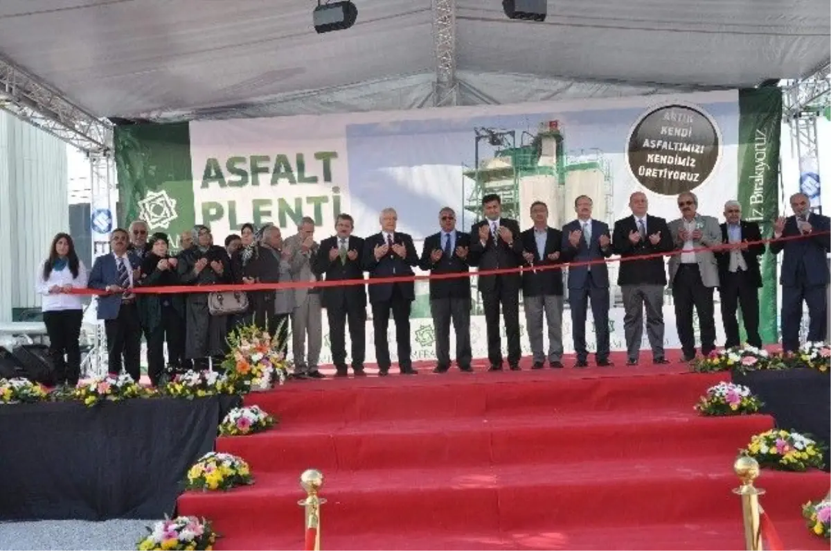 Meram'da Asfalt Üretim Tesisi Açıldı
