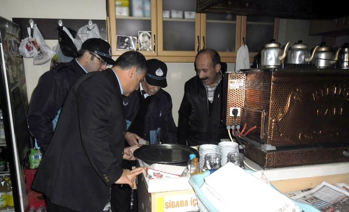 Mudanya Zabıtasından Kahve Denetimi